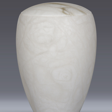 ALABASTER URNE, 9230, ALABASTER URNE, ALABASTER URNE, NATURSTEIN WEIß. JEDE ALABASTER URNE IST EIN UNIKAT MIT SEINER STRUKTUR. NATURSTEIN URNE, ALABASTER, ERHÄLTLICH BEI LANDWEHR SARGFABRIK GMBH, BESTATTUNGSZUBEHÖR.