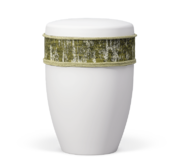 27590, Matt-Weiß, Dekorband, Filz, Birkenstamm, BIO URNE, BIO, URNE, BESTATTUNGSZUBEHÖR