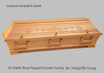 SARGHANDEL, KREMATIONSSARG, ROSE, KIEFER, PAPPEL, LANDWEHR, SARGHANDEL